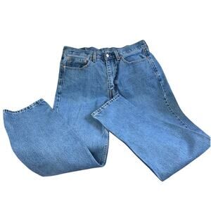 Levi's 505 Men's Jeans 36x36 Blue Regular Fit Straight Leg 100% Cotton Denim